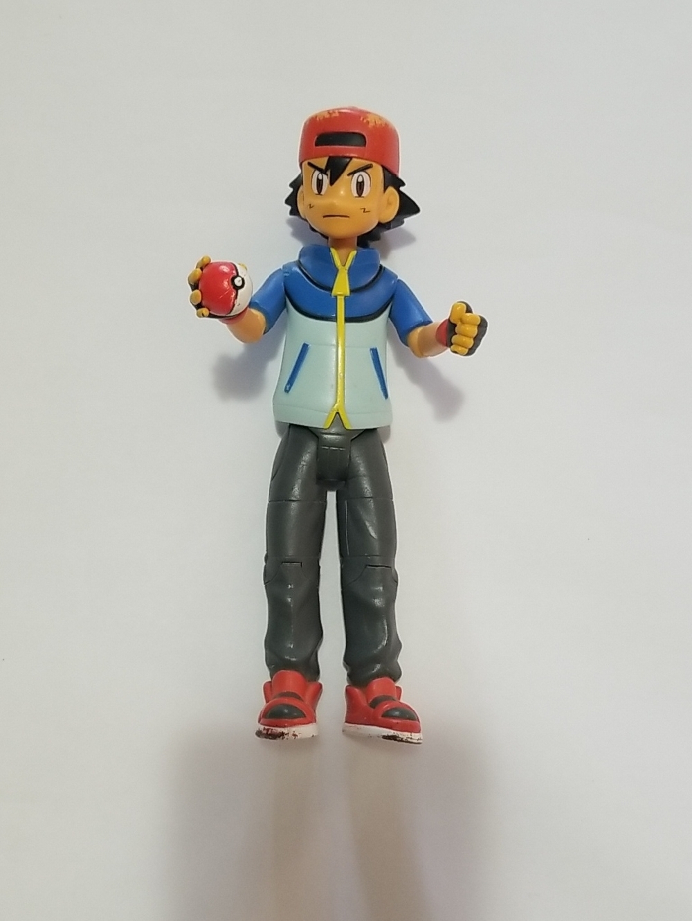 Ash Ketchum Pokemon 7 Inch Action Figure 2011 Jakks